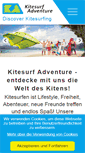 Mobile Screenshot of kitesurf-adventure.de